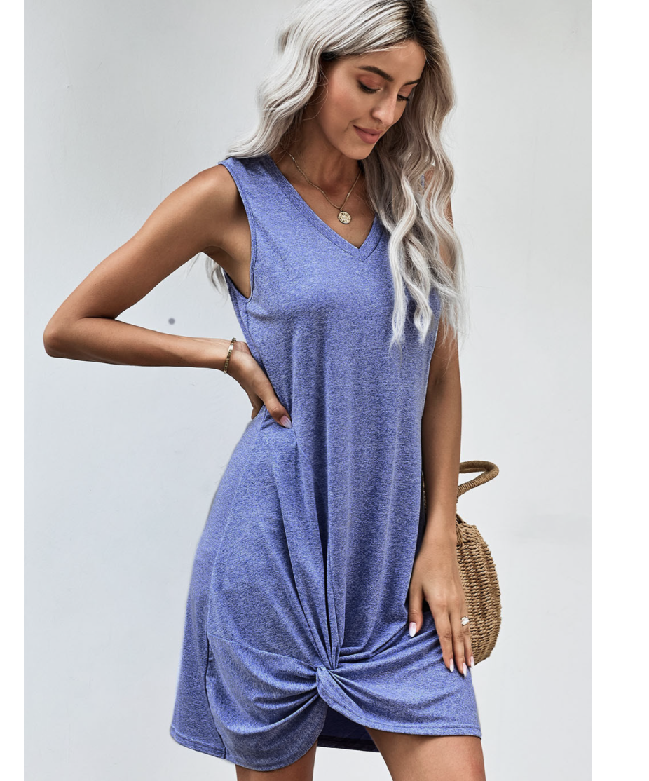 Tie knot t shirt store dress