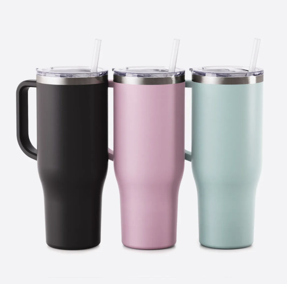 40oz Tumbler Holder with Pouch Black – Brooklyn Rose