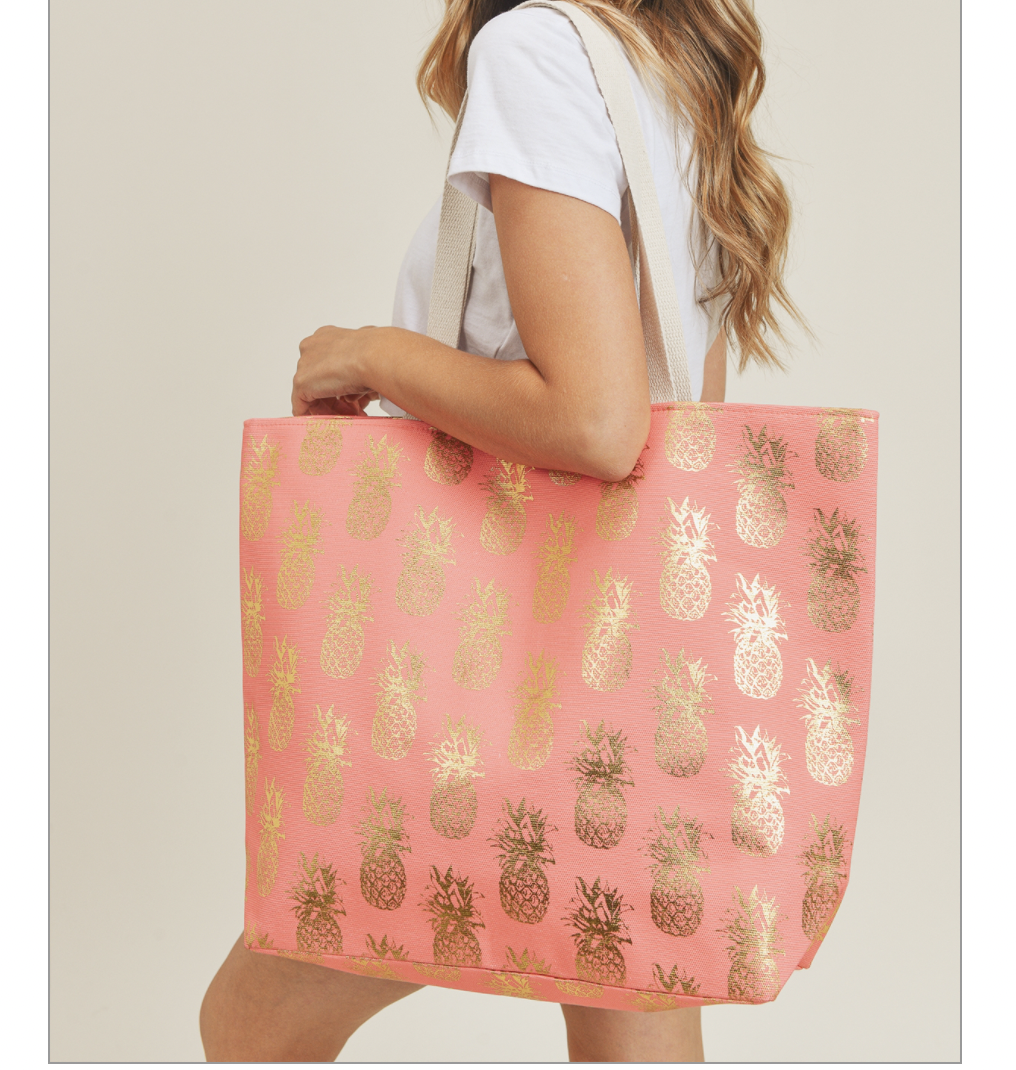Pineapple clearance beach bag
