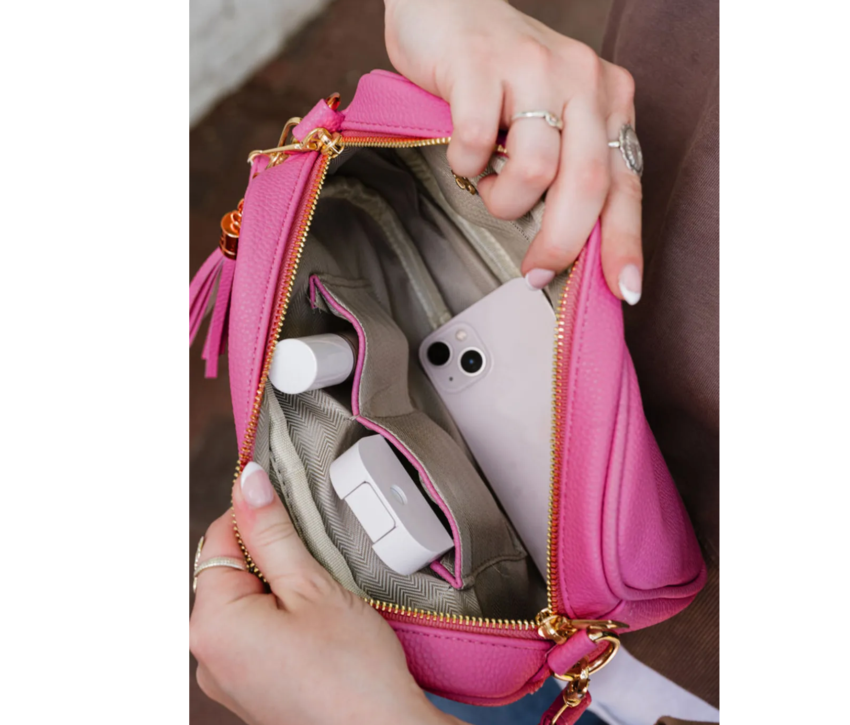 Pink Shoulder Bag Little North Boutique Women s Clothing Home Decor Kids Baby More